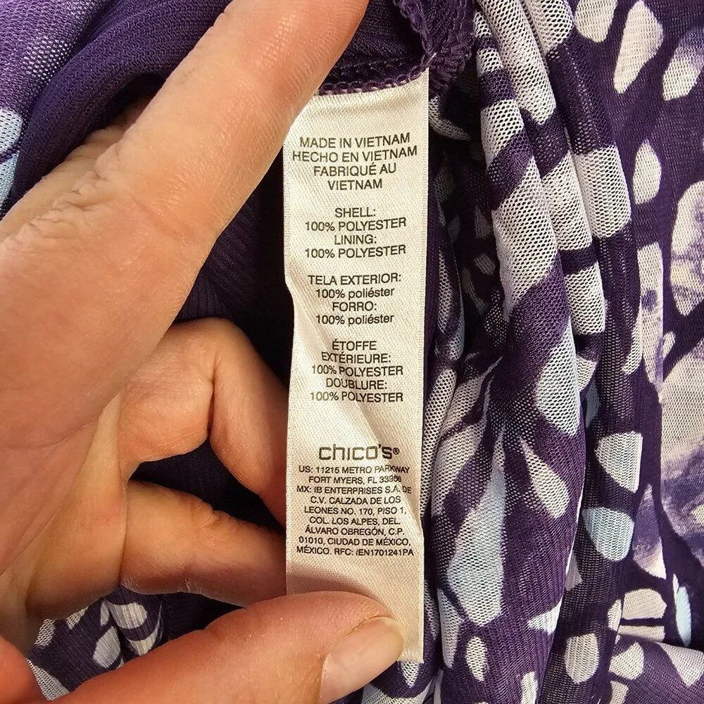 CHICOS SIZE‎ 2 DRESS - Picture 10 of 10